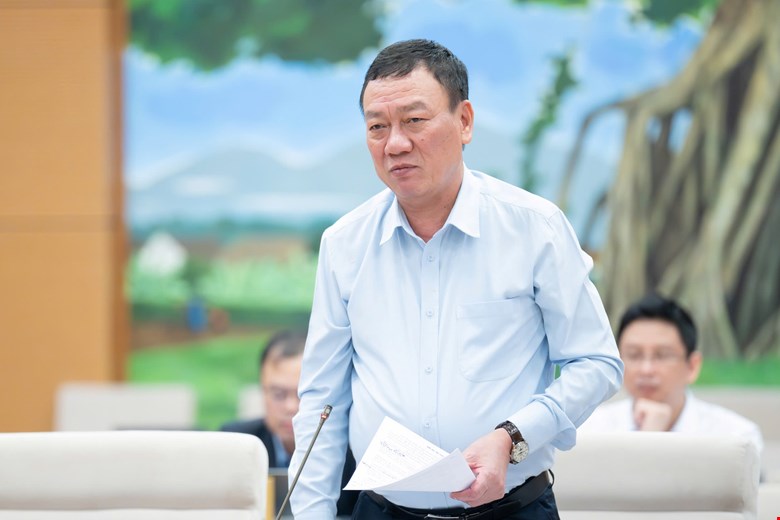 Tong Thanh tra Chinh phu Doan Hong Phong ly giai ve de xuat tang muc gia tri tai san, thu nhap phai ke khai. Anh: Quochoi.vn