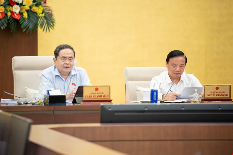 Chu tich Quoc hoi Tran Thanh Man cho rang, Luat Phong chong tham nhung thi lam sao tang cuong cai ke khai, xac minh doi voi tai san. Anh: Quochoi.vn