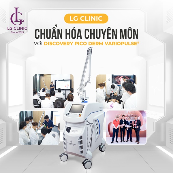 Discovery Pico Derm VarioPulse duoc LG Clinic cap nhat va chuan hoa chuyen mon. Anh: LG Clinic