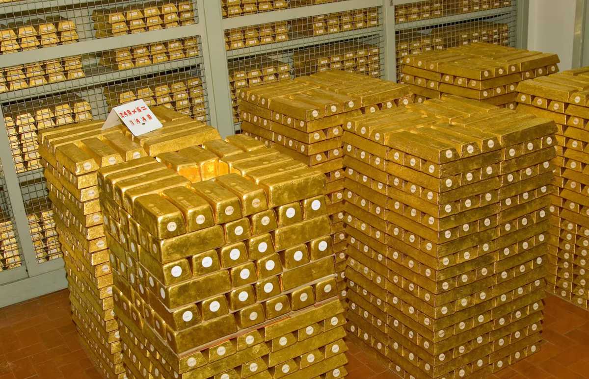 With the current gold price, Italy's gold reserves are estimated at 300 billion USD. Photo: Central Bank of Italy