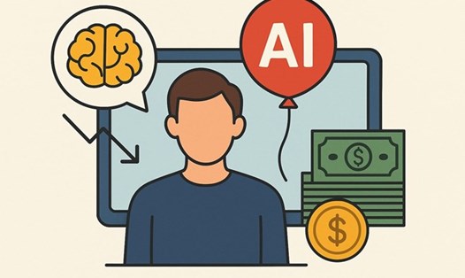 IMF khẳng định bùng nổ AI không đe dọa hệ thống tài chính, nhưng định giá tài sản và áp lực lạm phát có thể tăng. Đồ họa: Hạo Thiên