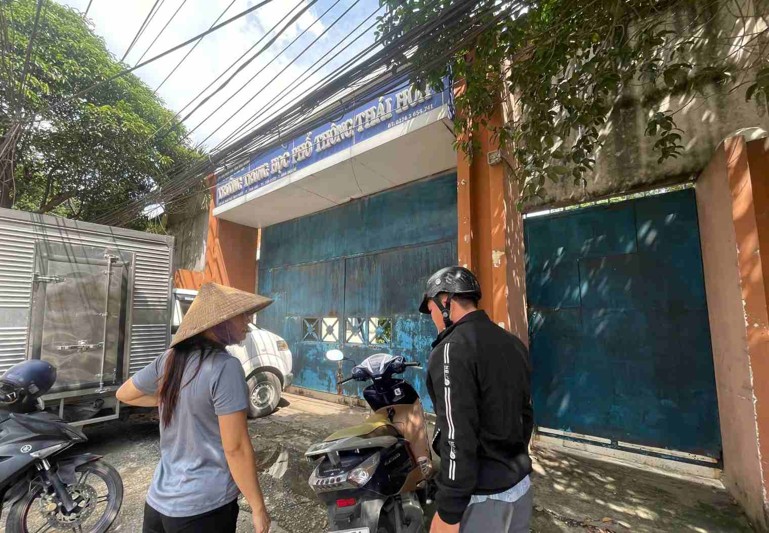 Truong hoc soi dong nay cua dong kin cua. Anh: Dinh Trong