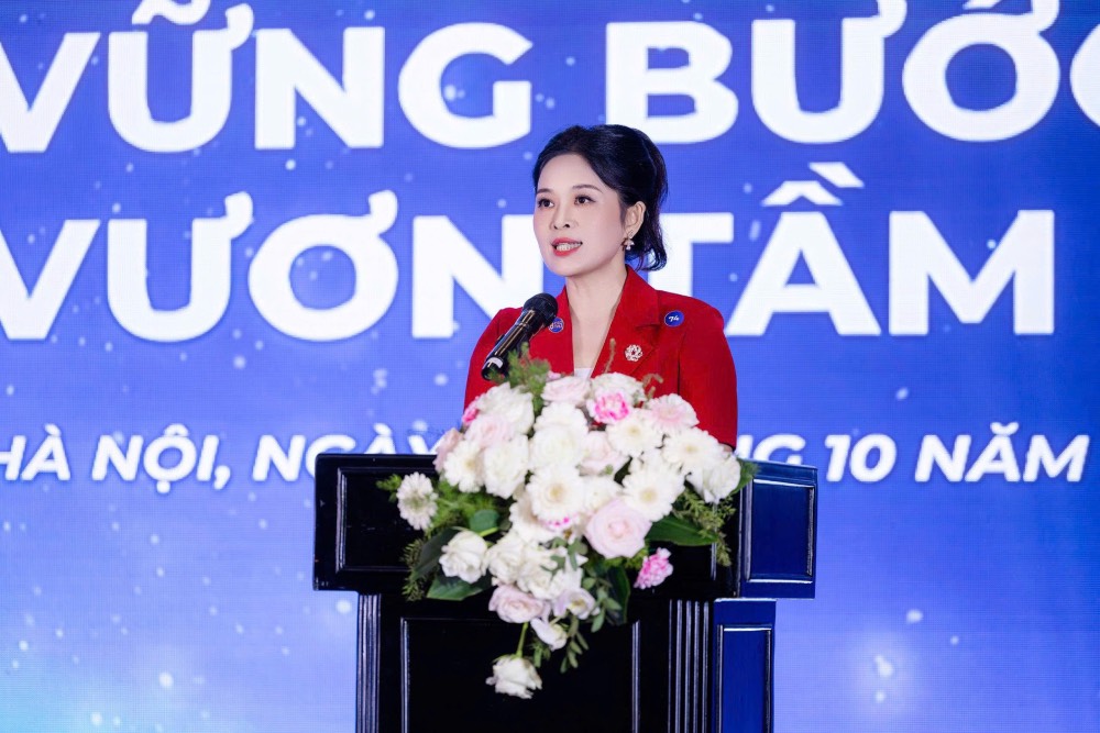 Ms. Le Thi Dung - Director of the Institute of Business Intelligence. Photo: Ha Anh