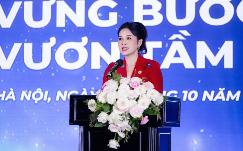 Ms. Le Thi Dung - Director of the Institute of Business Intelligence. Photo: Ha Anh