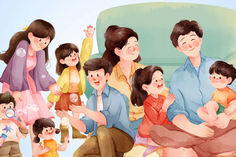 간단한 습관으로 온 가족의 정신 건강을 유지하세요. 그래픽: 티엔 년