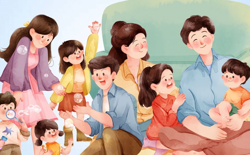 Maintain the mental health of the whole family with simple habits. Graphics: Thien Nhan