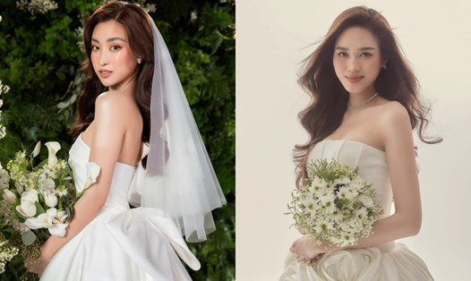 Hoa hậu Đỗ Mỹ Linh và Đỗ Thị Hà. Ảnh: Sen Vàng.