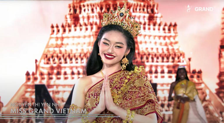 Yen Nhiはミス・グランド・インターナショナル2025の決勝戦で困難に直面しました。写真:Sen Vang.