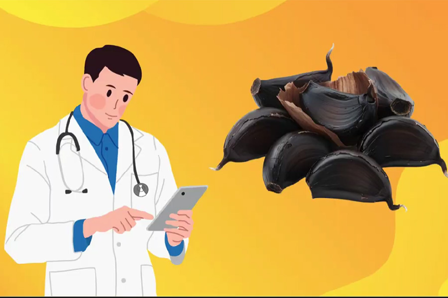 Eating black garlic properly has great health benefits