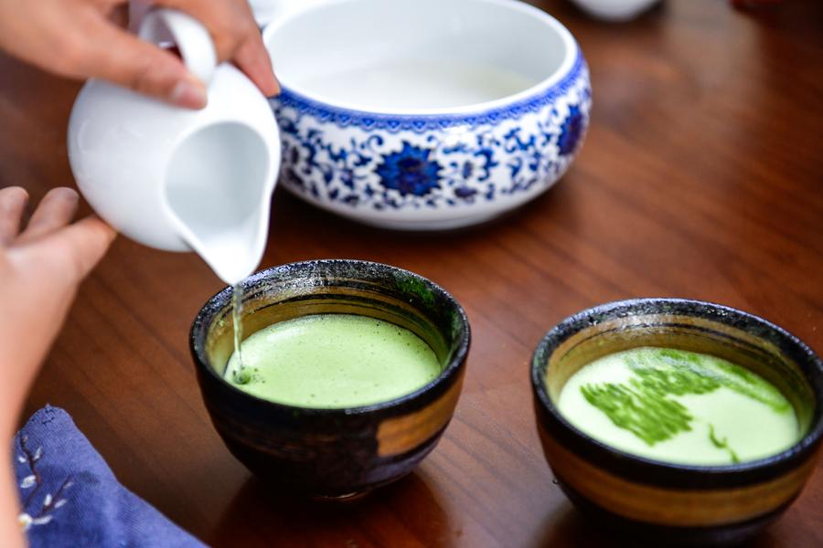 Matcha fever is spreading worldwide. Photo: Xinhua