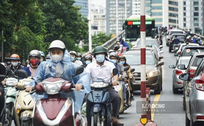 Du bao khong khi lanh sap tran ve khu vuc Bac Bo gay mua va giam nhiet. Anh: Tung Giang