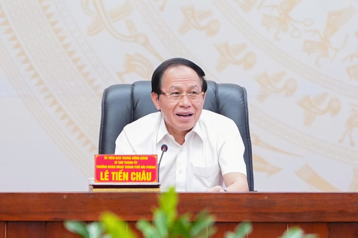 一部の内容について市党書記がコメントを述べた。写真: ハイフォン電子情報ポータル