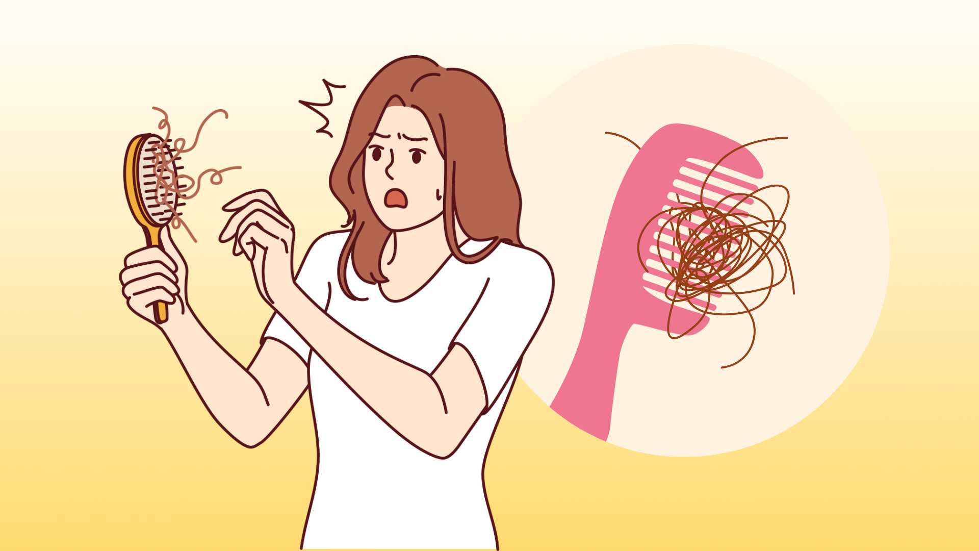 Bad habits make hair break easily. Graphic photo: Hoang Loc