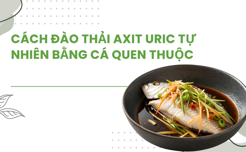 Eating steamed fish regularly helps reduce uric acid effectively. Graphic photo: Huong Son