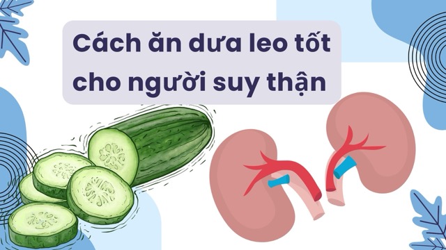 Cucumbers eaten properly are good for people with kidney failure. Graphic photo: Huong Son