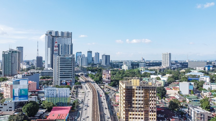 필리핀 마닐라 수도의 풍경. 사진: 신화통신