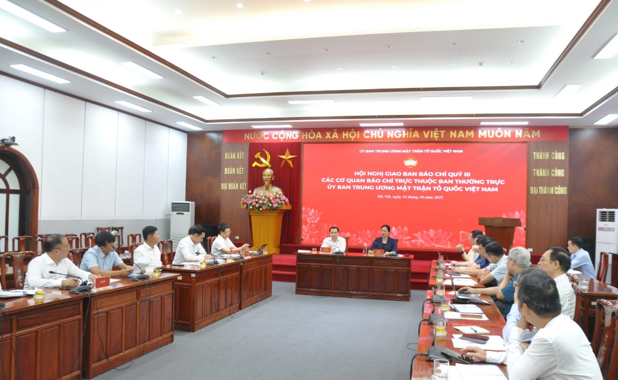 Toan canh hoi nghi giao ban bao chi. Anh: Bao Han