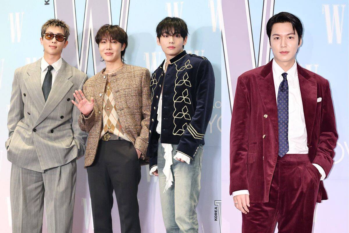 The charity event featuring BTS members and Lee Min Ho was criticized. Photo: screenshot