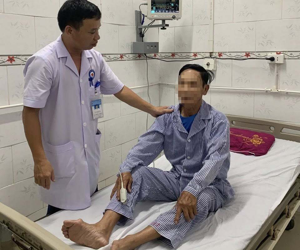 Mr. T suffered a stroke and was successfully treated. Photo: An Binh.