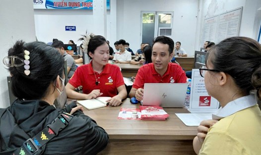 Tháng 9.2025, lao động trẻ chiếm 50,22% tổng số người tìm việc tại địa bàn Hà Nội. Ảnh: Quỳnh Chi
