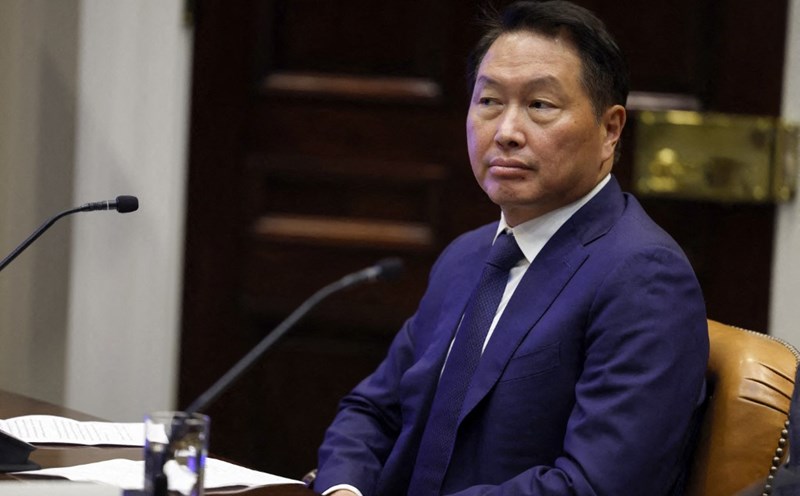 Chairman of SK Group (Korea), Mr. Chey Tae Won. Photo: AFP