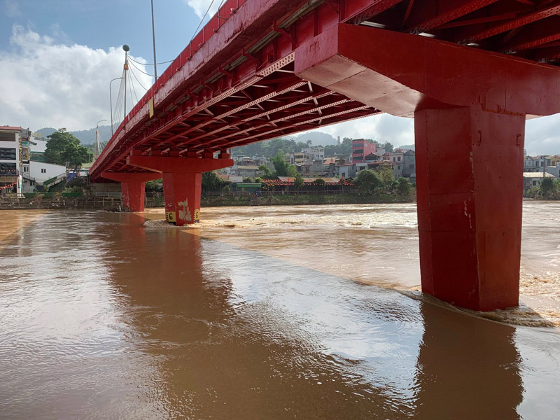 Nuoc lu lan 3 tiep tuc tan pha Cao Bang. Anh: Tan Van