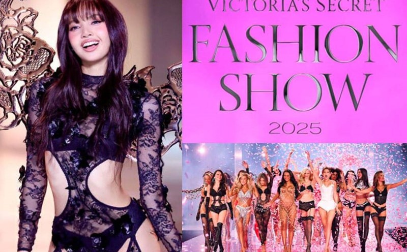 Lisa (Blackpink) is mentioned the most at Victoria's Secret 2024. Photo: cut from video