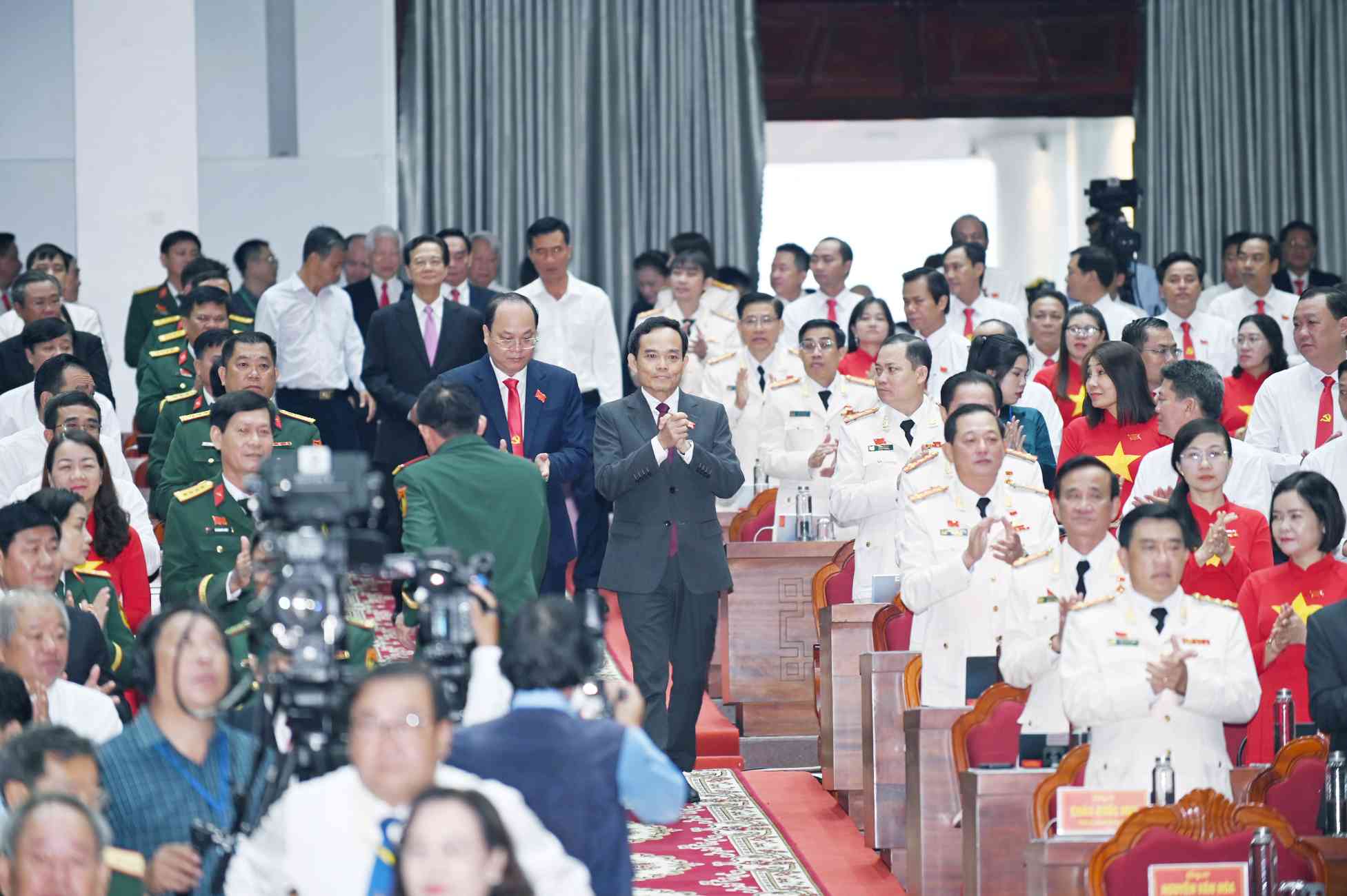 Officially opened the first Congress of Ca Mau Provincial Party Committee, term 2025-2030. Photo: Provided by the Organizing Committee