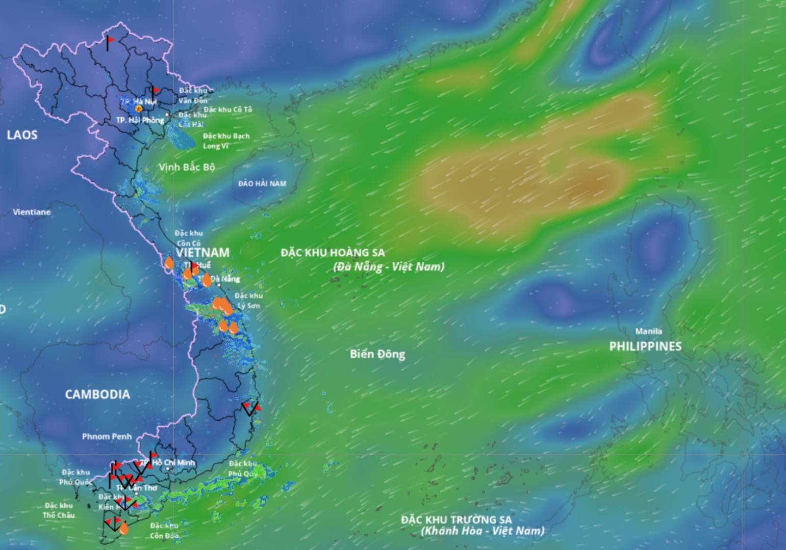 Around October 19 - 20, storm No. 12 will appear in the East Sea. Source: Vietnam Disaster Monitoring System
