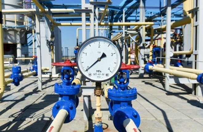Mot co so khi dot cua Naftogaz o Ukraina. Anh: AFP