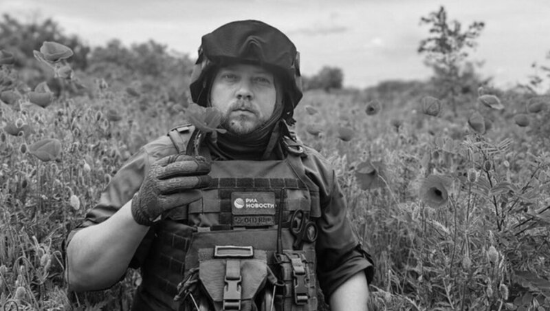 Russian war reporter Ivan Zuyev. Photo: Sputnik