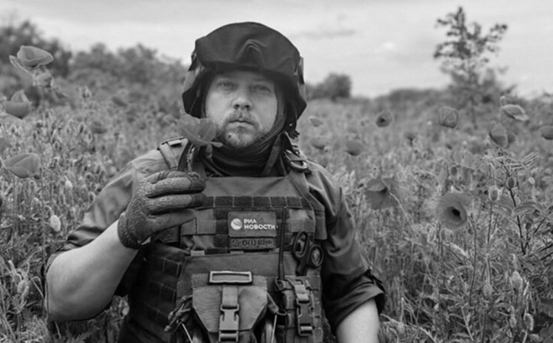 Russian war reporter Ivan Zuyev. Photo: Sputnik
