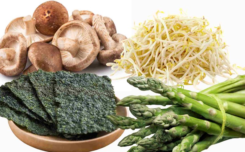 Some vegetarian foods are high in purines. Graphics: Ha May