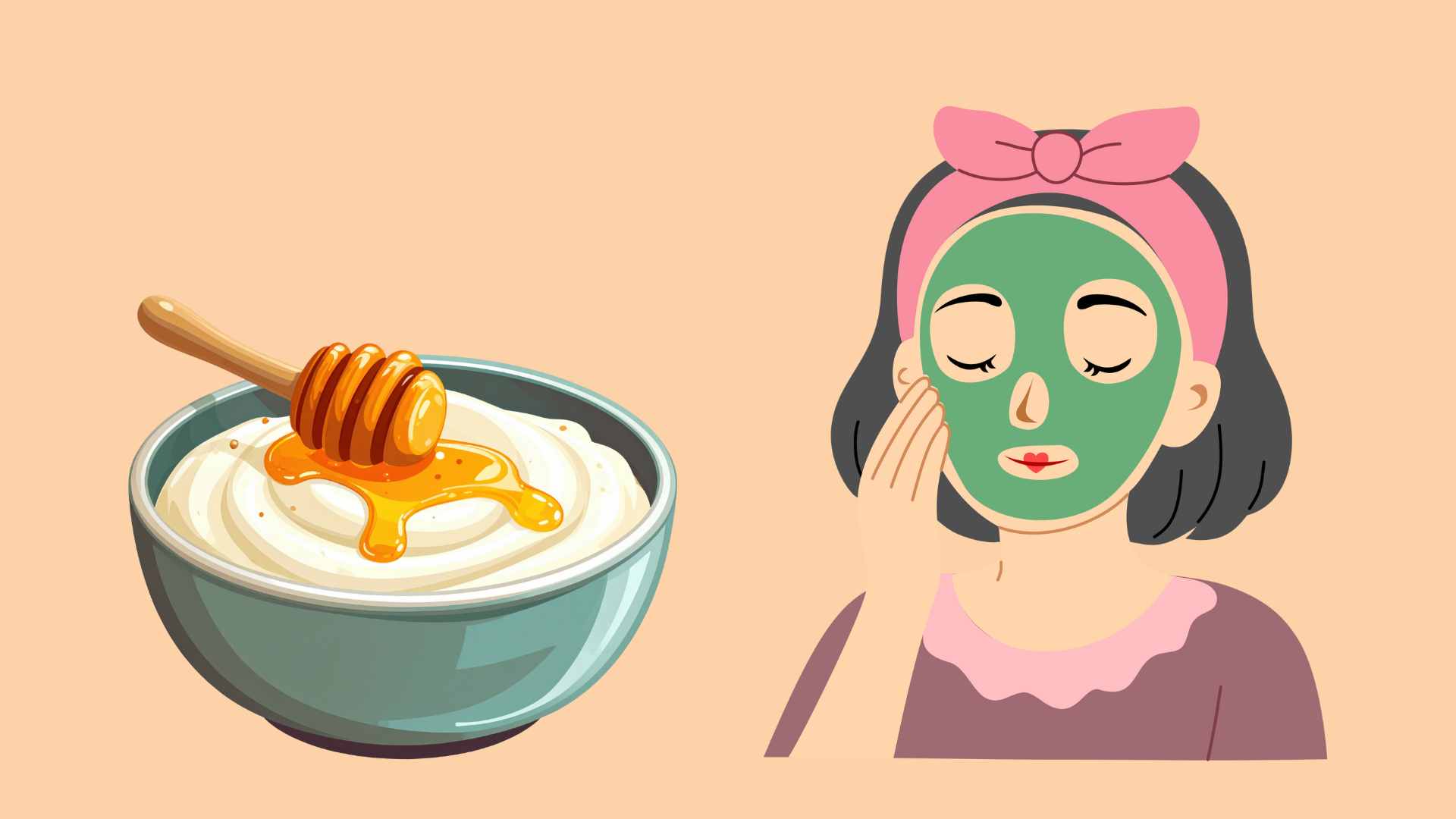 Natural masks are effective in brightening the skin. Graphic photo: Hoang Loc