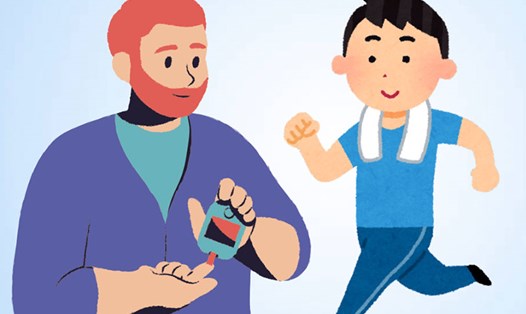 Người tiểu đường nên đi bộ khi nào để kiểm soát đường huyết hiệu quả? Đồ họa: Thiện Nhân