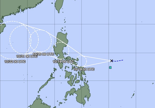 Dự báo thời điểm bão số 12 Phong Thần vào Biển Đông