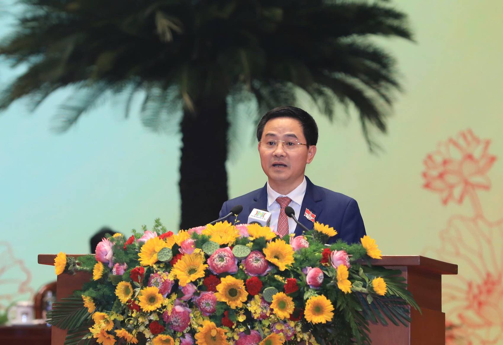 Giam doc So Khoa hoc cong nghe Ha Noi cho rang, can dau tu cho nghien cuu phat trien AI, phai coi AI ngang hang voi dien, vien thong hay internet. Anh: Viet Thanh