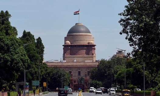 Rashtrapati Bhavan (Nhà Tổng thống) tại New Delhi, Ấn Độ. Ảnh: Xinhua