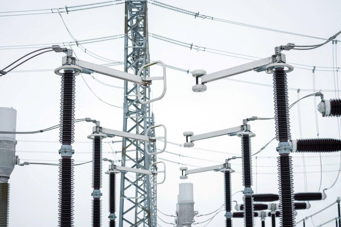 Power lines in Latvia, one of the Baltic states. Photo: AFP