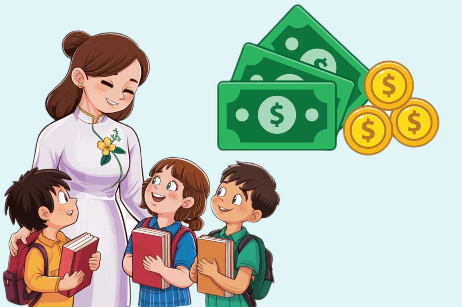 El Ministerio del Interior informa sobre como calcular la tasa de aumento salarial anticipado. Grafico: Phuong Thao