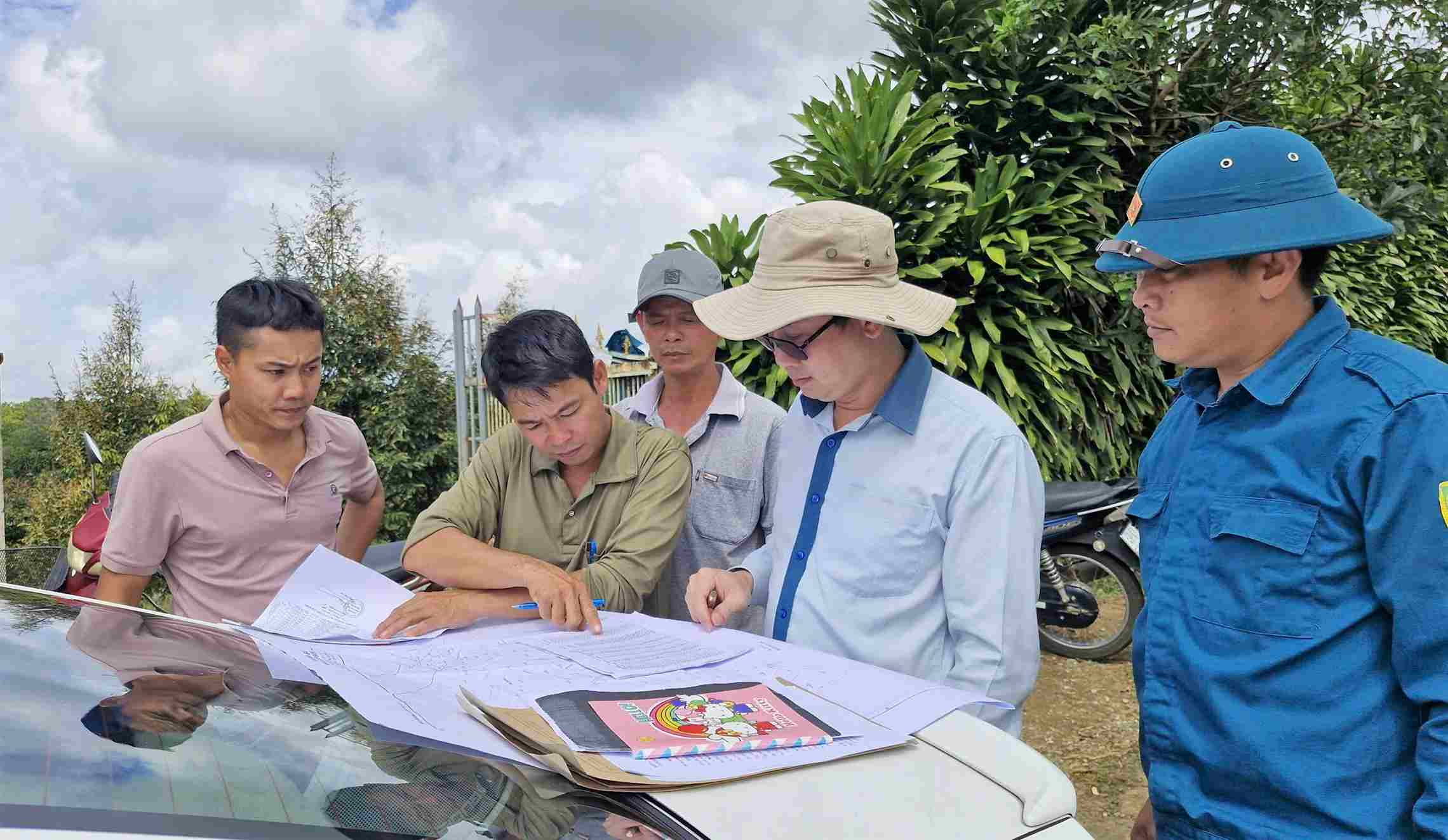 Du an cao toc Bao Loc - Lien Khuong dang trong qua trinh kiem dem thu hoi dat phuc vu giai phong mat bang. Anh: Phuc Khanh