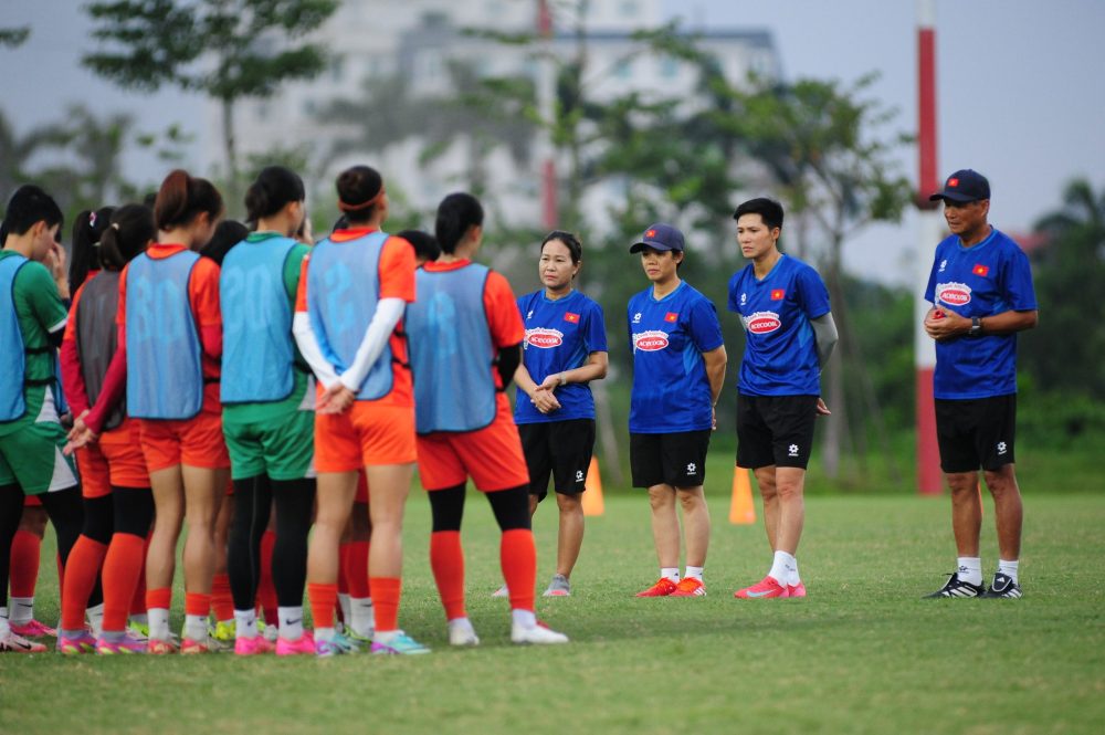 The Vietnam women's team will gather in Hanoi from October 21. Photo: VFF