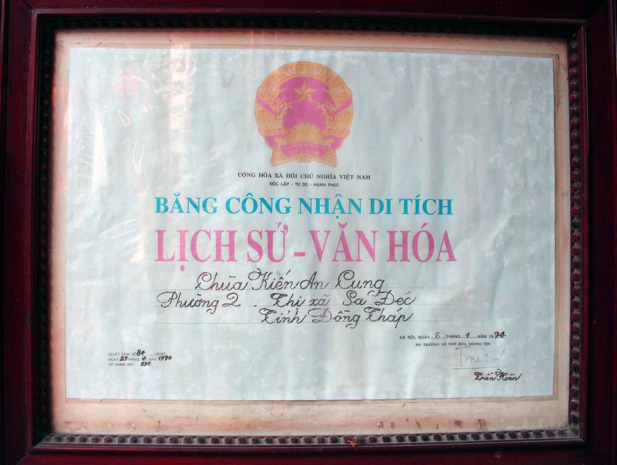 Kien An cung duoc xep hang di tich quoc gia vao nam 1994. Anh: Thanh Mai 