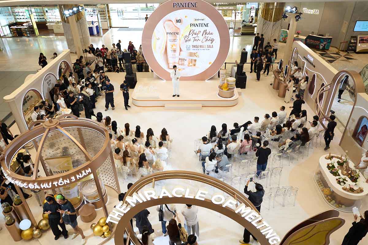 Explore the secret to recovering damaged hair for 3 years from the duo Pantene Miracles at Thi Mall Sala (formerly Thu Duc City). Photo: DNCC