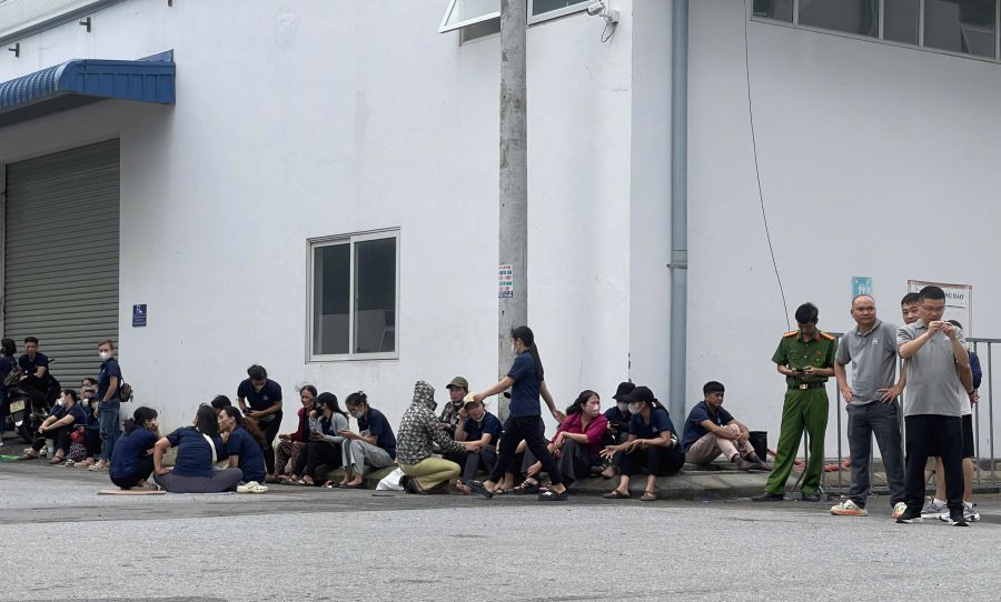 160 meetings between Yawanhong Company Limited and Longshore Fishing Beauty Printing Joint Stock Company on October 6 and 7. Photo: Mai Huong