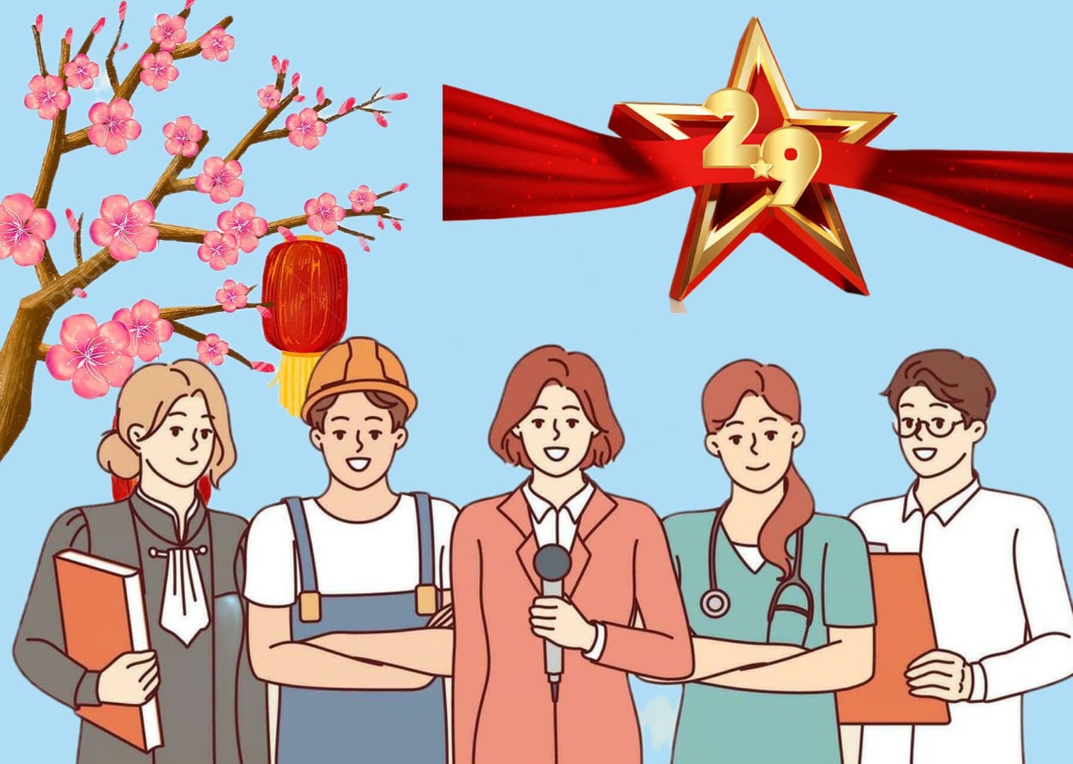 El Ministerio del Interior anuncia el calendario de vacaciones del Tet Am lich y la festividad del Dia Nacional 2026. Grafico: Phuong Thao