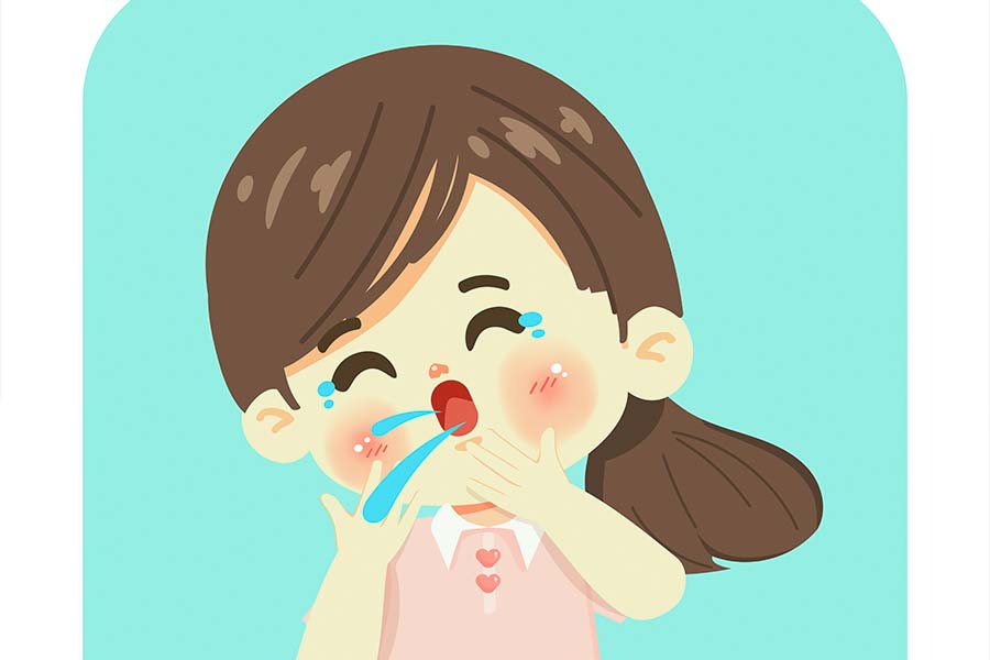 Pediatricians recommend using air conditioners, rehydrators, humidifiers and warm honey instead of using over-the-counter cough medicine for children. Graphics: Cat Tien