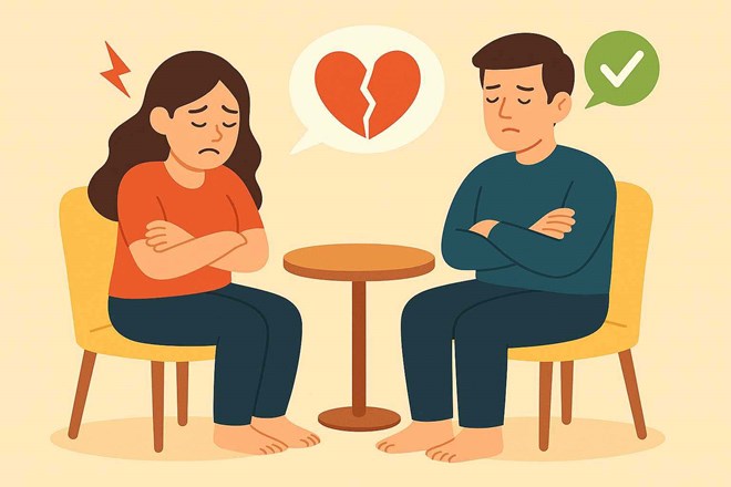 Maintaining friendship with ex-lover can hide the taste buds, not always from sincere feelings. Graphics: Hoang Loc