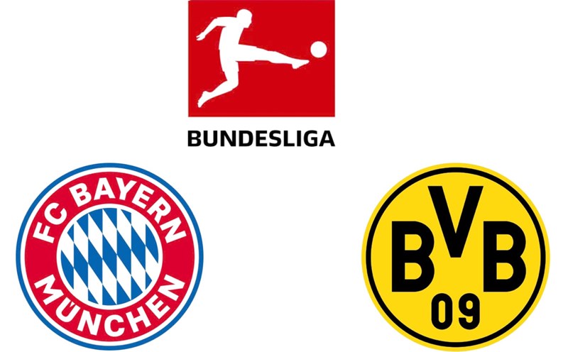 Bayern Munich vs Dortmund in Bundesliga. Graphics: Van An