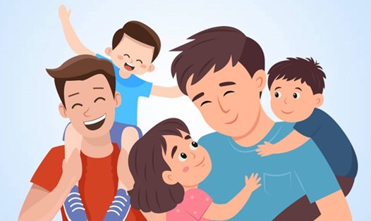 Kidulting giúp cha mẹ tương tác vui nhộn với con, tạo không gian an toàn và gắn kết mà không căng thẳng, đồng thời khơi gợi sáng tạo ở cả trẻ lẫn người lớn. Đồ họa: Thiện Nhân